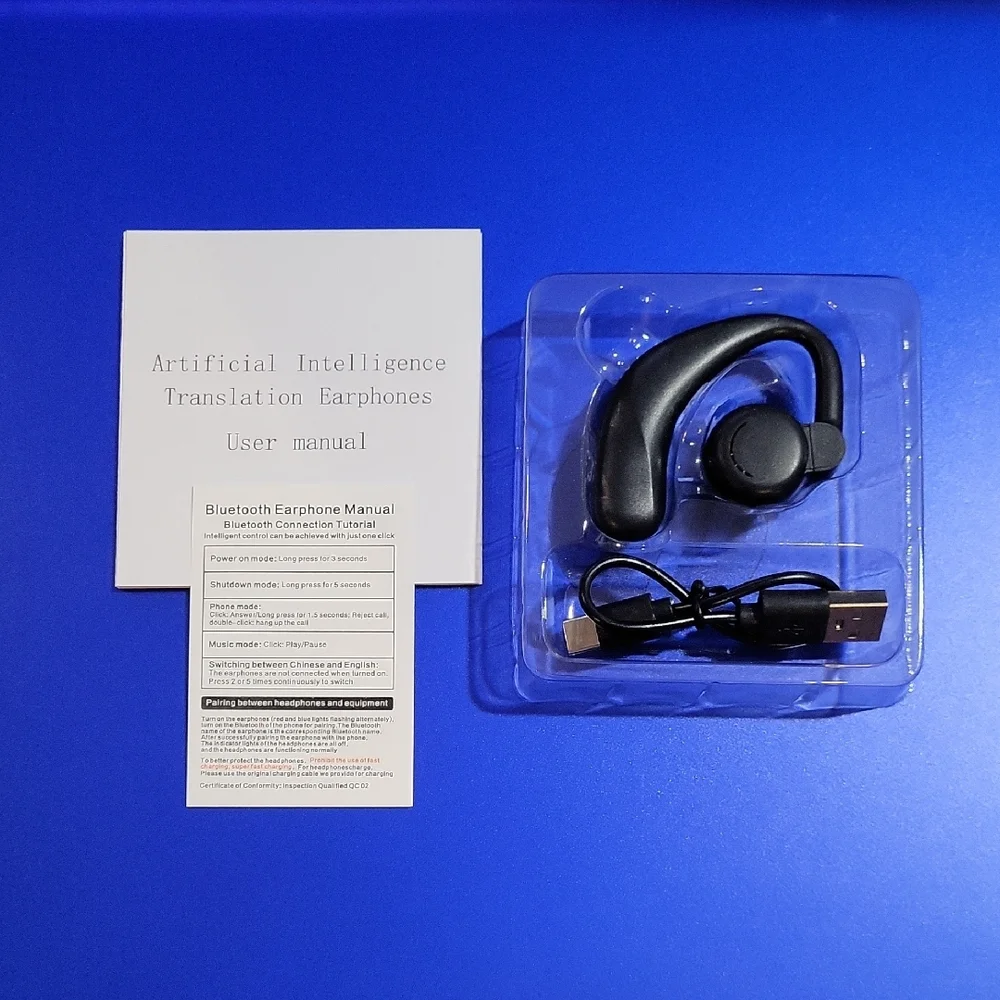 Single Ear Bluetooth 5.0 Wireless Headset